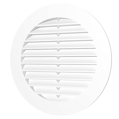 Купить Решётки вентиляционные круглые с пластиковой сеткой и фланцем (серия РКС) во Владивостоке